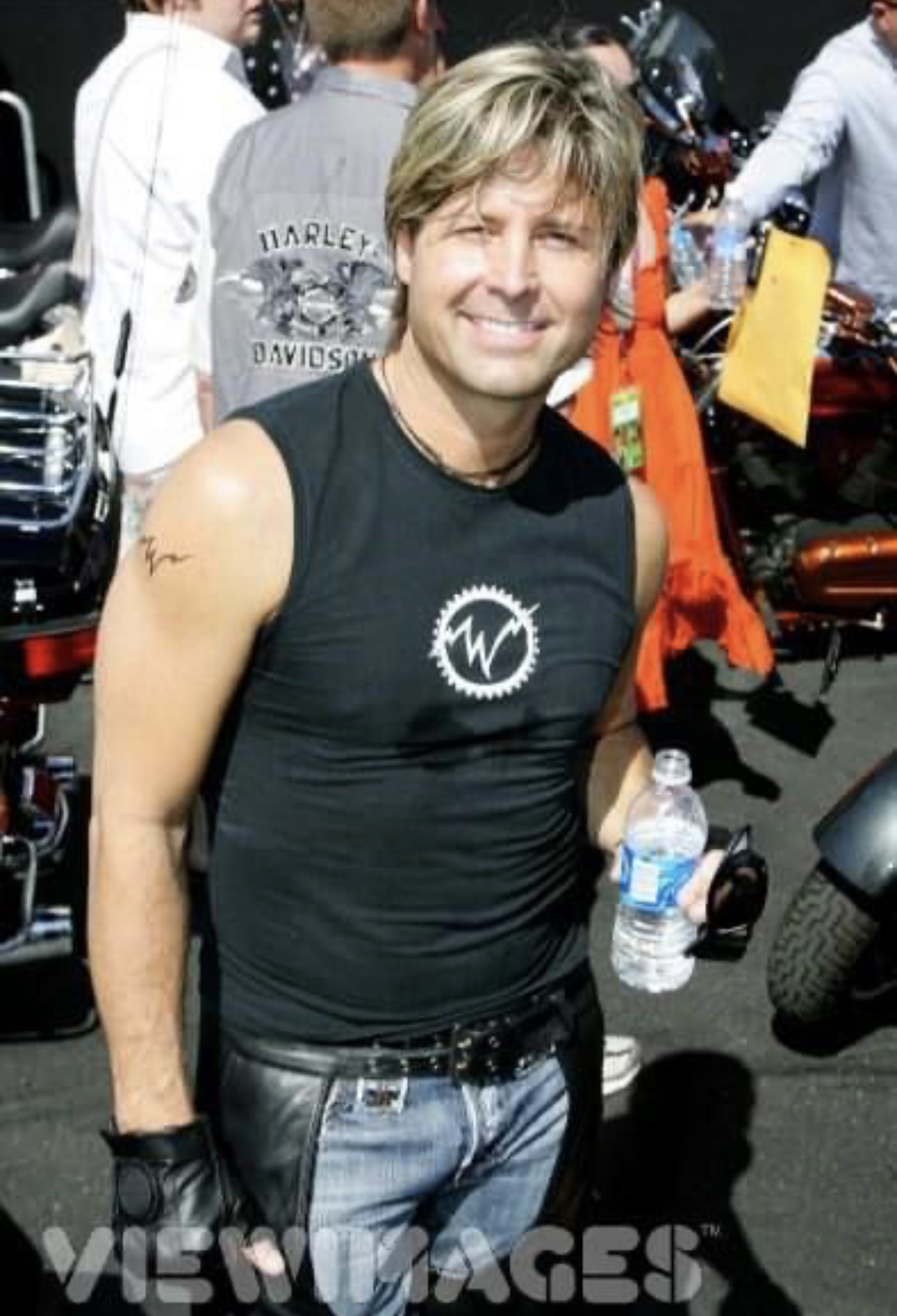 Woody Bradshaw at a motorcycle event